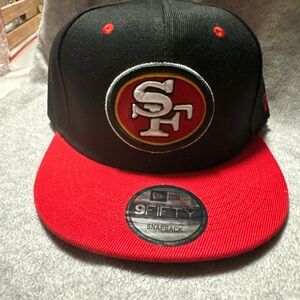 San Francisco 49ers Black and Red Cap